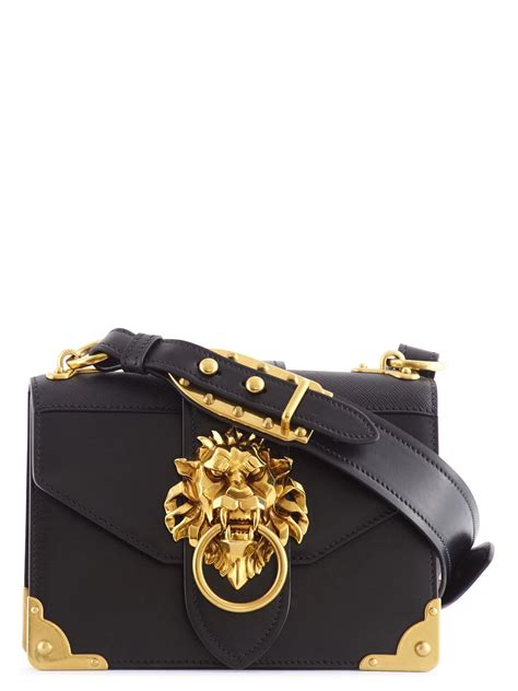 sac prada lion|Prada animalier lion shoulder bag.